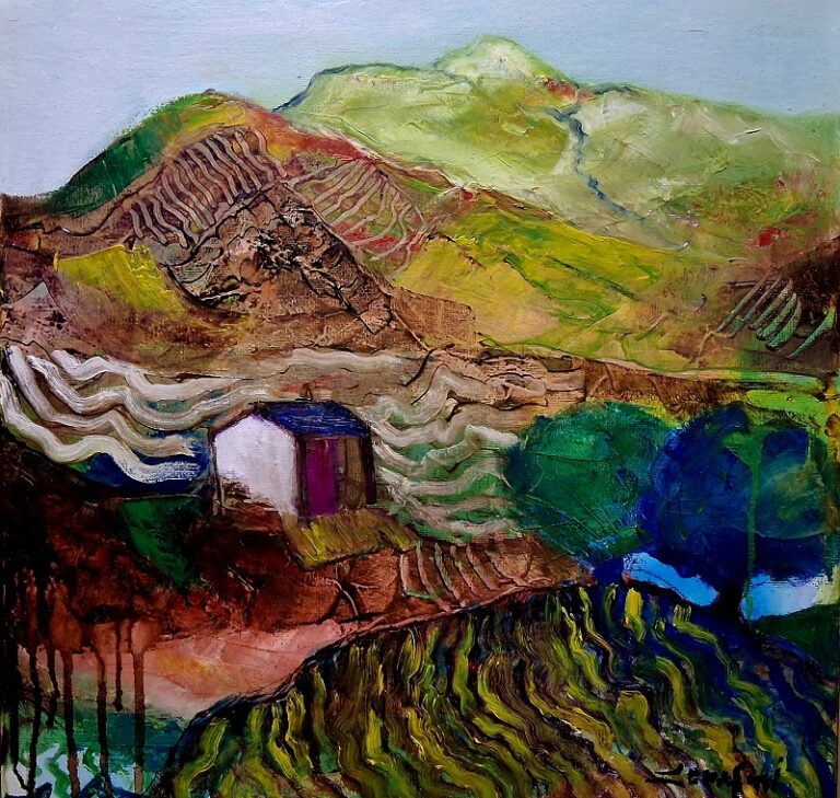567 Paesaggio rurale 40x40-25