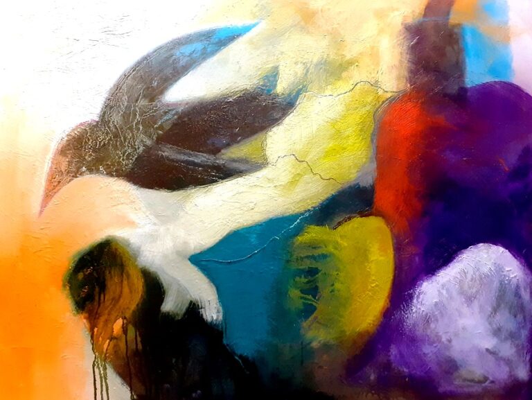 504 Bird and clam, 70x100-22